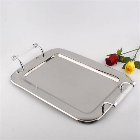 stainless steel serving trays rectangular